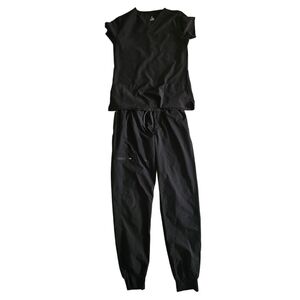 Black Scrub Set 2 Pairs